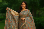 Mithila painting Saree dress
