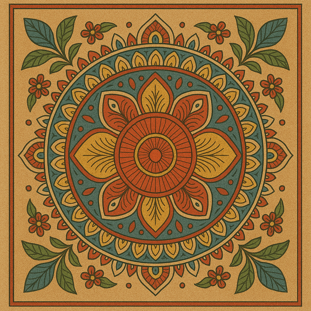 Madhubani Rangoli Design Madhubani Rangoli Design