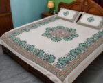 Luxury Handmade Madhubani Bedsheet (Double Bed) - Image 2