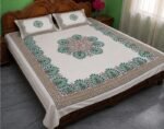 Luxury Handmade Madhubani Bedsheet (Double Bed) - Image 3
