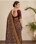 Madhubani Utsav Bridal-Handcrafted Saree - Image 3