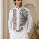 Artistic Hand Painted Kurta for Festive Wear