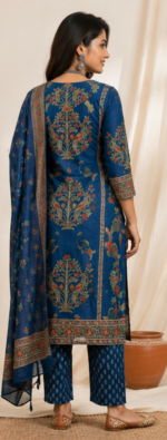 Premium Madhubani Hand Painted Kurti Set for Party - Image 4